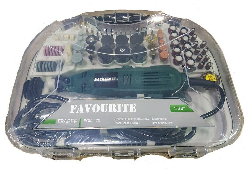 Дрель-мини FAVOURITE FGM 170FS 170Вт, гибкий вал, 10000-35000об/мин(110100170)