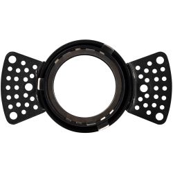 Светильник встраиваемый алюминиевый ЭРА KL99 BK безрамочный под штукатурку под лампу MR16 GU5.3 черный | Алюминиевые встраиваемые светильники