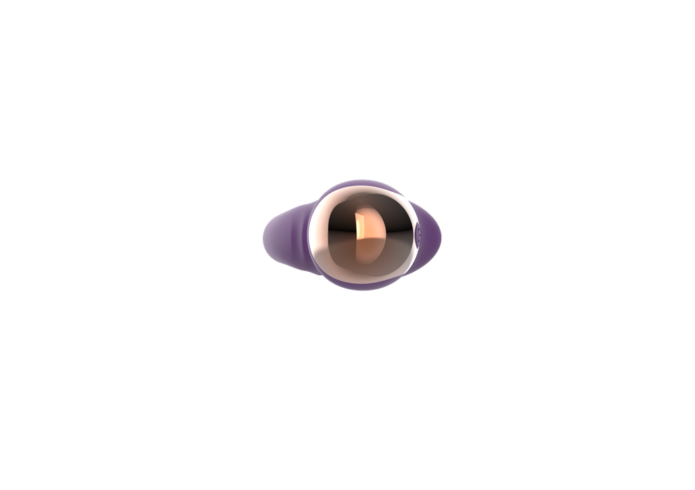 Вагинально-клиторальный вибратор Secwell SW3044-purple