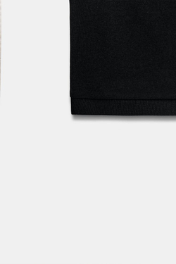 ZARA ТОП НА БРЕТЕЛЯХ ИЗ ХЛОПКА И МОДАЛА, ЧЕРНЫЙ