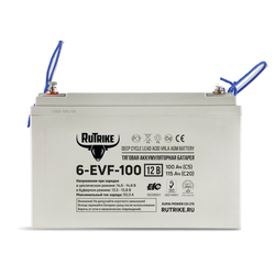 Аккумулятор RuTrike 6-EVF-100 (AGM)