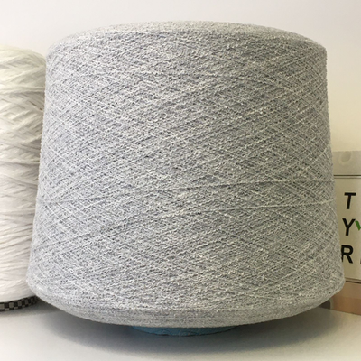 MINECRAFT - Monticolor SPA; 60% хлопок, 40% п/а; 1200м/100гр; минибукле; цвет: светло-серый меланж; S717; Есть мал. бобинка 129гр.