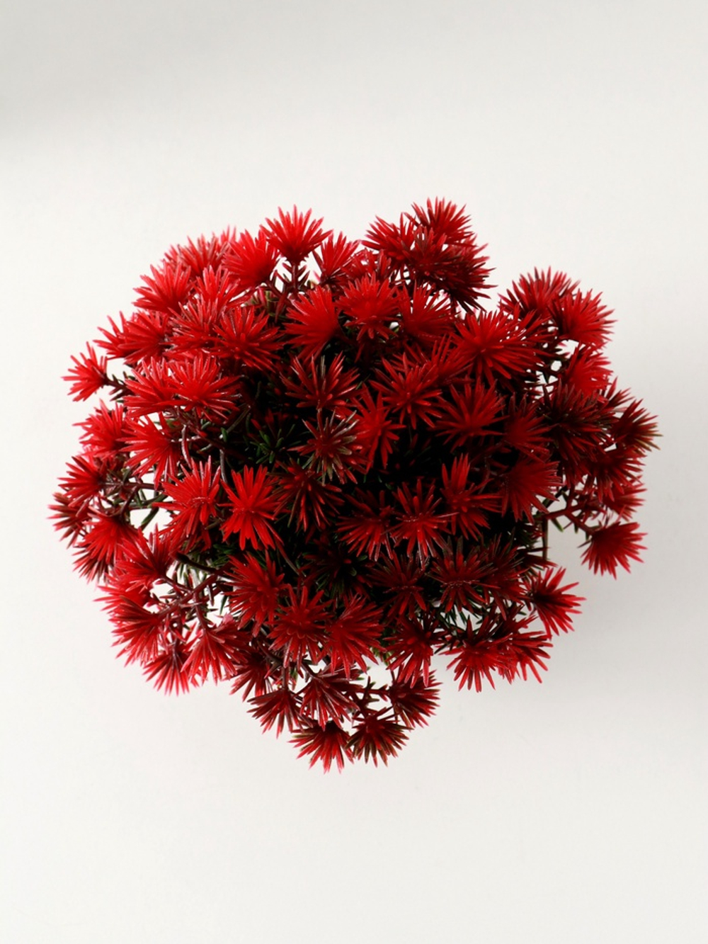 Искусственный цветок в горшке «Пушистые колючки», 9×13 см, МИКС