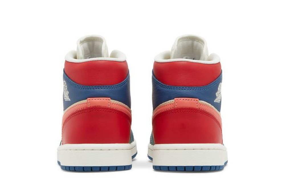 Кроссовки Jordan Air Jordan 1 Mid Se "Multi-Color" (Женская размерная сетка)