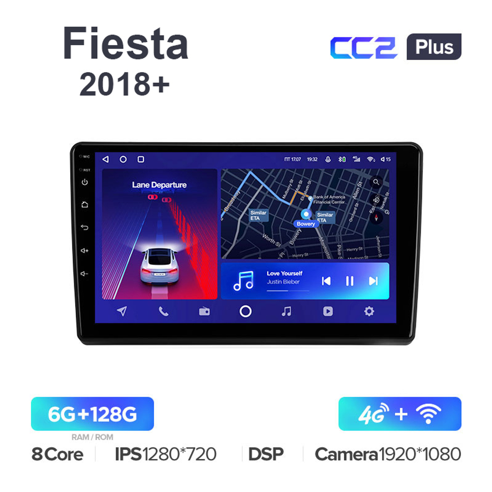 Teyes CC2 Plus 10,2"для Ford Fiesta 2018+