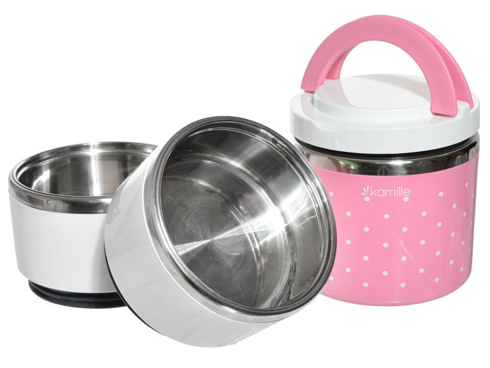 Ланч бокс 1480мл 3 отделения, цвет микс