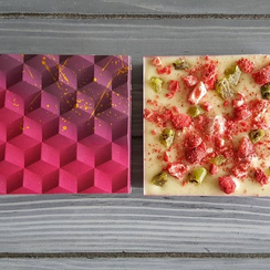 473 | Форма для шоколадных плиток "Иллюзия" (275*135 мм)