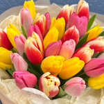 Букет свежих тюльпанов микс