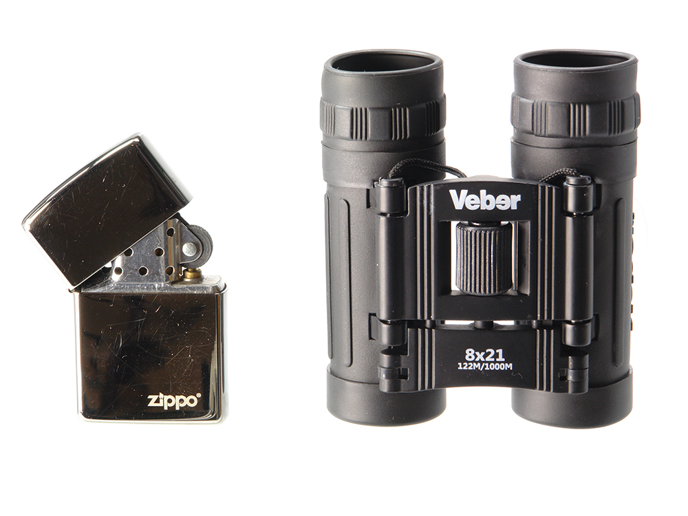 Бинокль БН  8*21 черн.Veber Sport