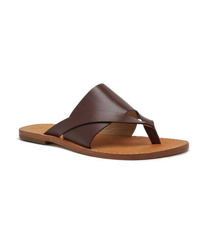 Кожаные вьетнамки Alohas - коричневый(S100247)