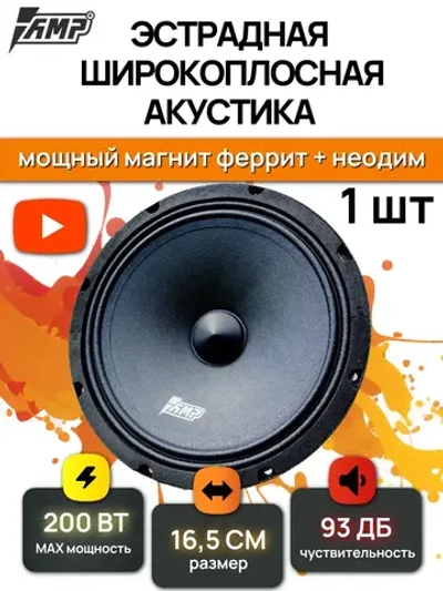 динамик 16 см в машину эстрадный Hybrid FR65M20 1 шт ()