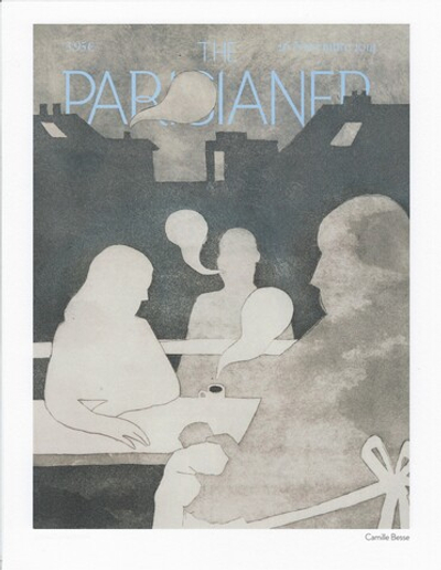 Постер журнала The Parisianer 26-11-2014, двойной