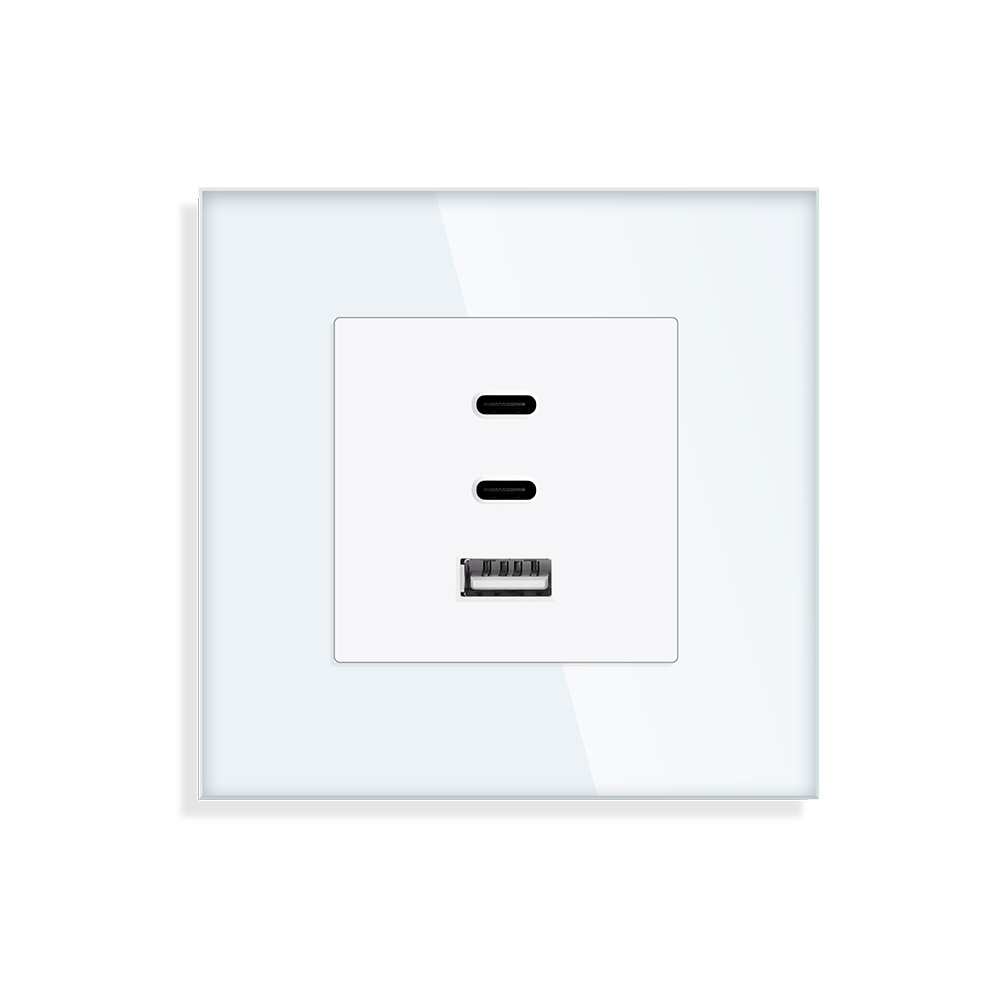 Стеклянная рамка 1F-WT 86*86мм