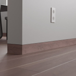 Плинтус Luxury Wood Decor скрытый МДФ Вставка+Шпон в скрытый плинтус с покрытием