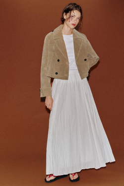 ZARA ЮБКА МИДИ С РЕМНЕМ, БЕЛЫЙ