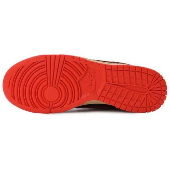 Кроссовки NIKE Dunk для скейтборда Низкие, темно-коричневые/Синие Мужские