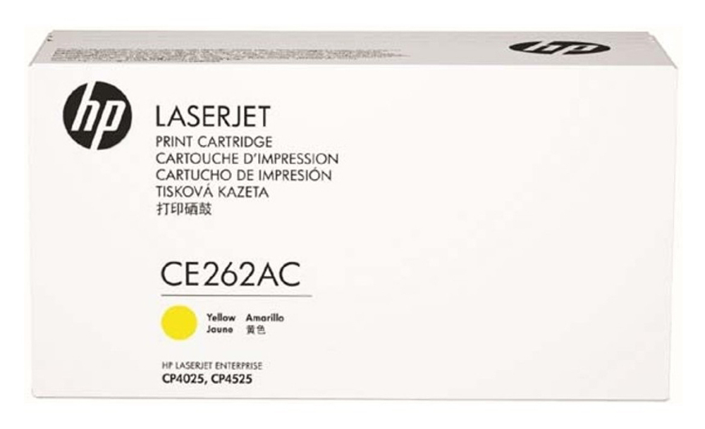Оригинальный картридж hp CE262A № 648 жёлтый (CE262AC)
