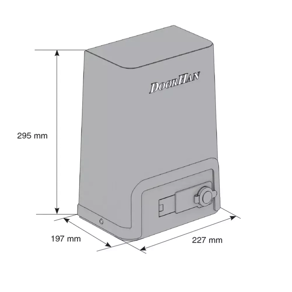 Привод для откатных ворот DoorHan SLIDING-800 PRO