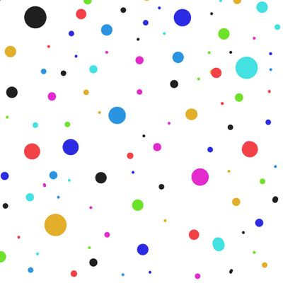 Разноцветный горох на белом