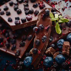 Черника сублимированной сушки,кусочки, 250 гр.