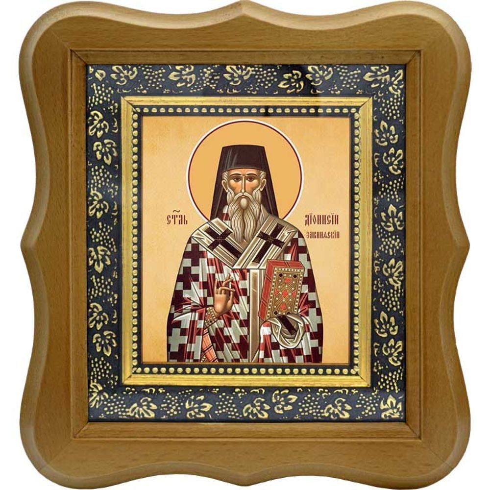 Дионисий, архиепископ Закинфский, святитель. Икона на холсте.