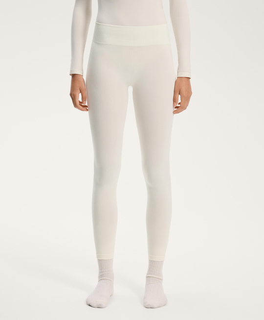 OYSHO Бесшовные легинсы длиной до щиколотки, экрю
