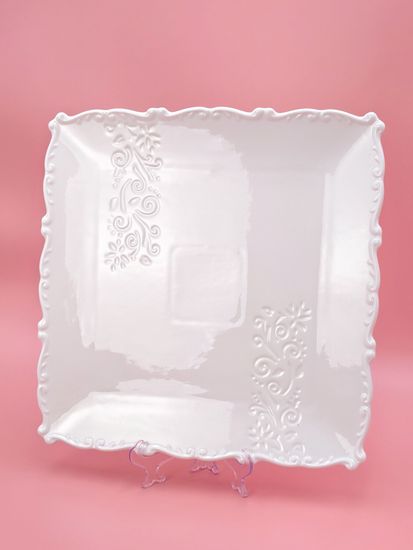 Блюдо квадратное 30 см. набор 3 шт. "Орнамент"