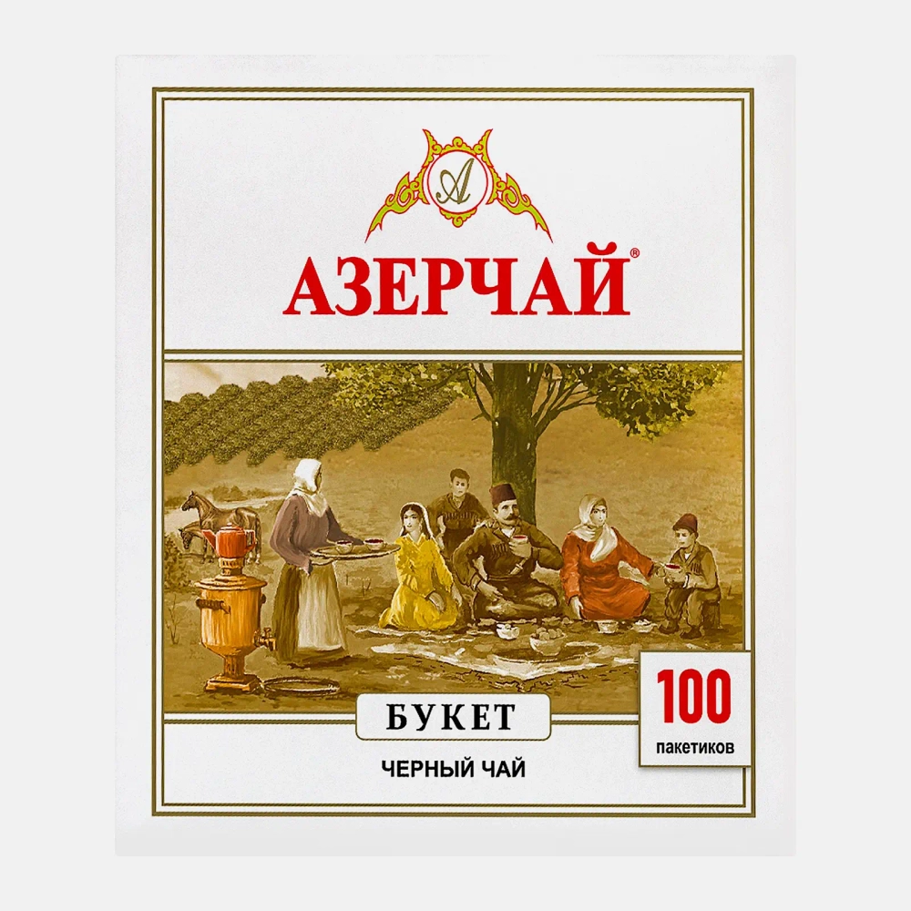 Чай черный Азерчай байховый 100пак*2г