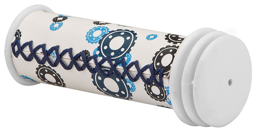 Грипсы 105мм VLG-200-1 VELO бело-черно-синие прошитые