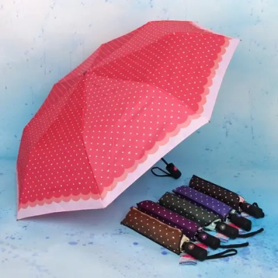 Зонт женский полуавтомат «Ультрамарин - Лагуна», микс 6 цветов, 8 спиц, d-100см, длина в слож. виде 28см, голубые цветы