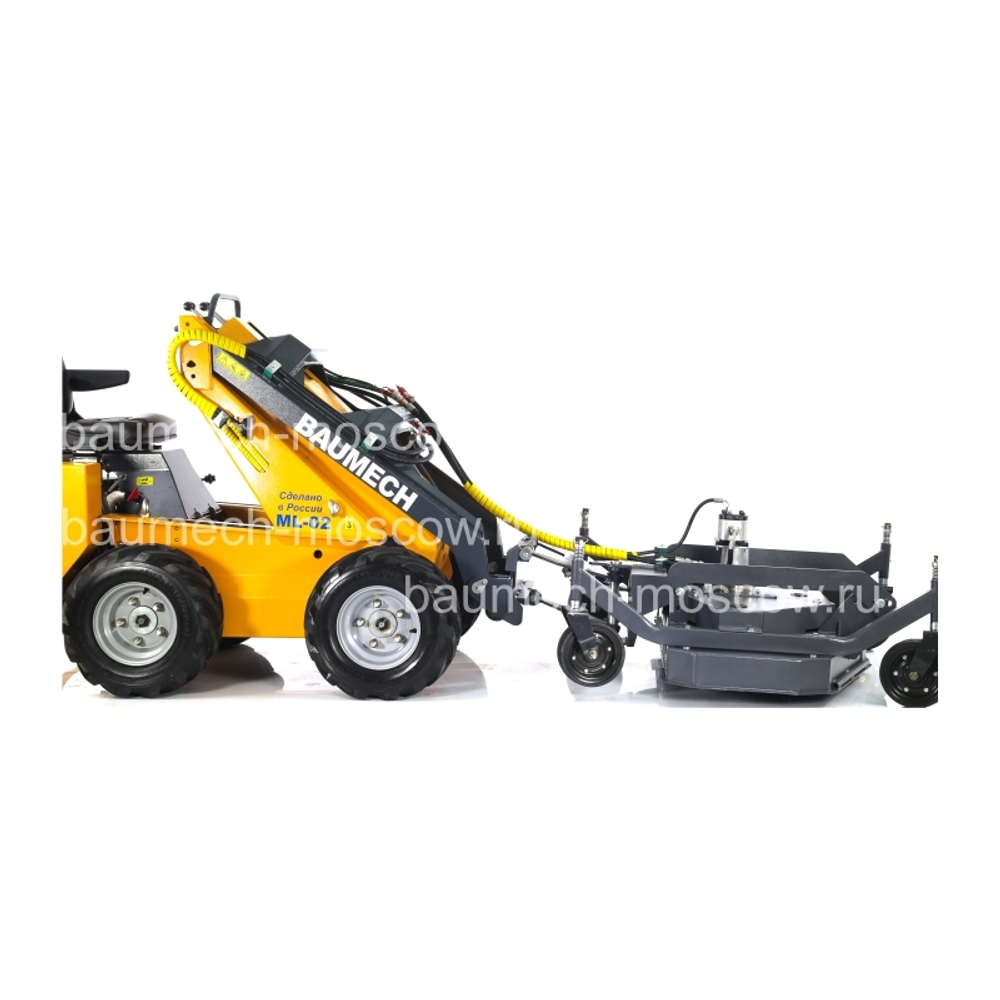 ML-02 Pro Baumech Газонокосилка роторная 120см, высота кошения 40-90мм, 3 ножа