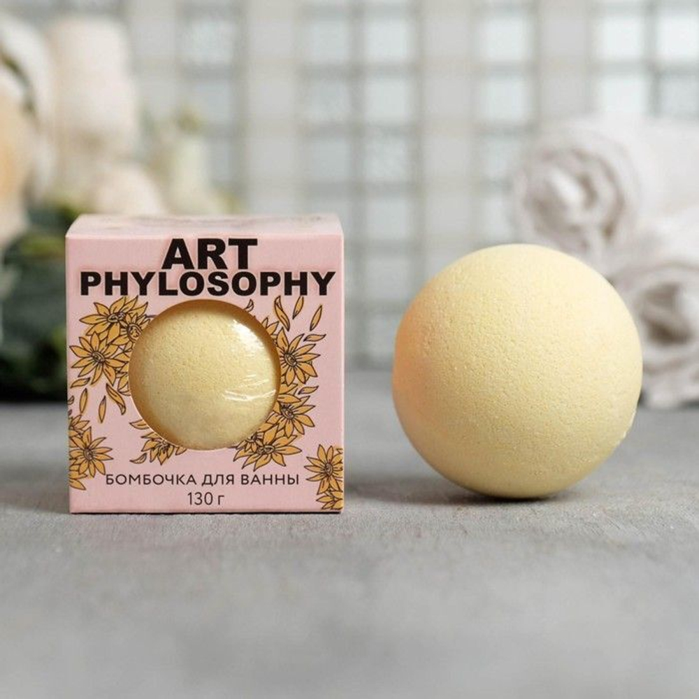 Бомбочка для ванны Art Phylosophy с ароматом банана - 130 гр.