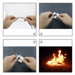 Паракордовые шнурки с огнивом олива 150см