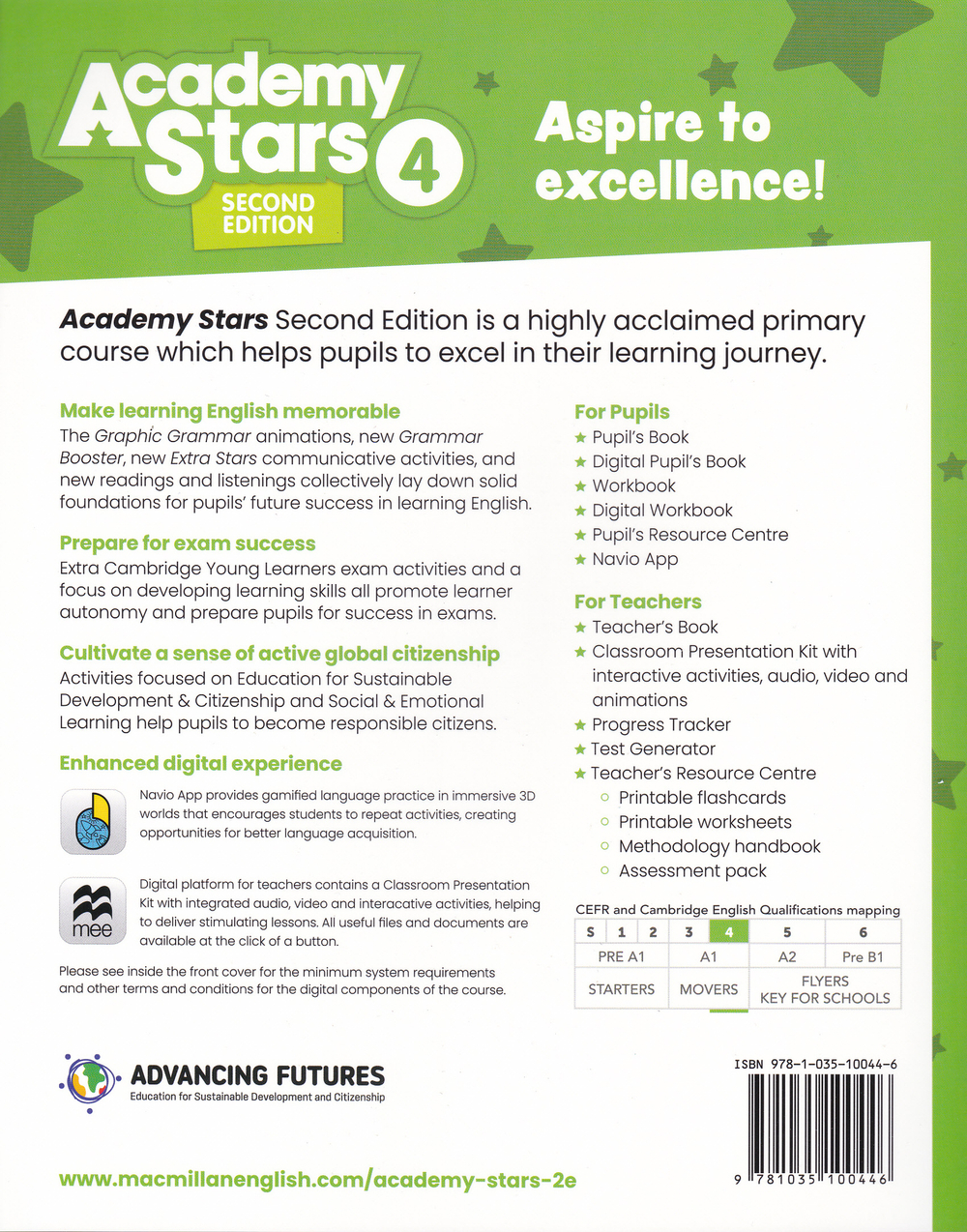 Academy Stars Second Edition Level 4 Pupil's Book with Navio App and Digital Pupil's Book