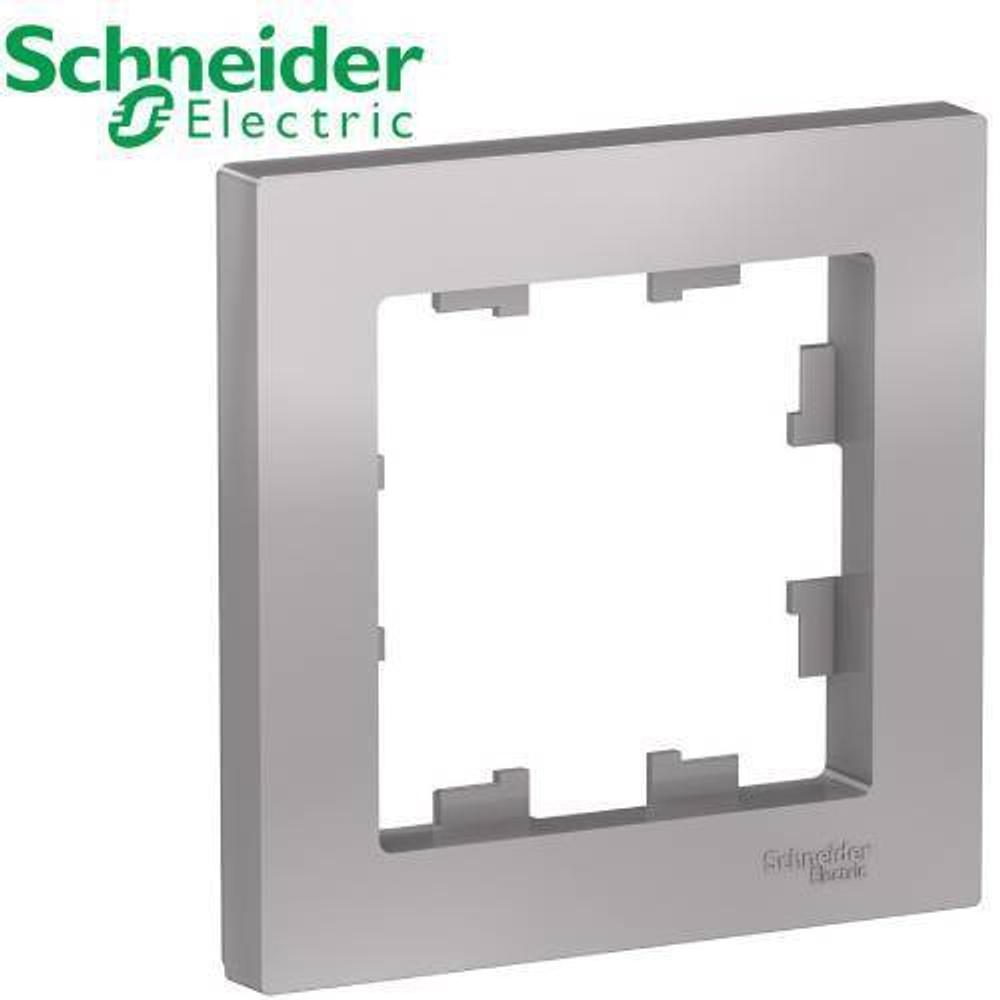 Рамка 1-ая (алюминий) AtlasDesign Schneider ATN000301