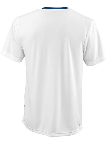 Футболка для мальчика теннисная Wilson Team II Triangle Crew - небесный