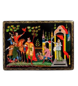 ШК-75/20 Шкатулка «Соколиная охота» исп. Серов Б.