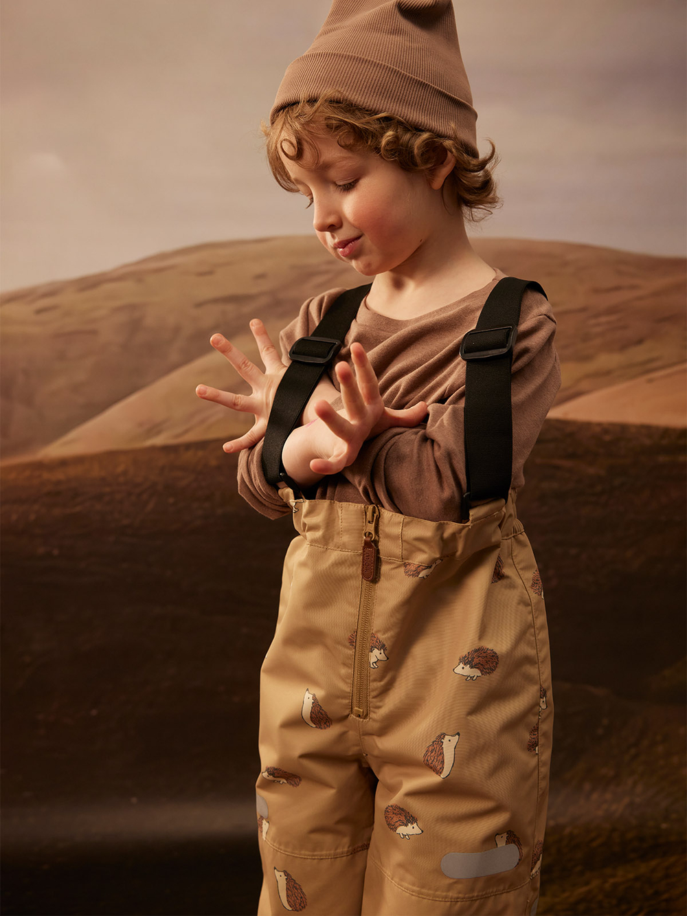 ПРЕДЗАКАЗ Брюки непромокаемые демисезонные Mjölk Hedgehogs