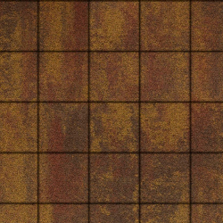 Тротуарная плитка КВАДРАТ 200х200 мм - Листопад гранит Осень