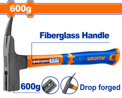 Молоток кровельщика 600 гр (6/18) WADFOW WHM3360