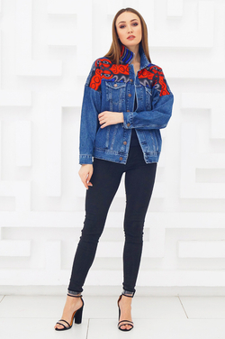 LIGVIANNI Джинсовая куртка Denim Jacket Fire