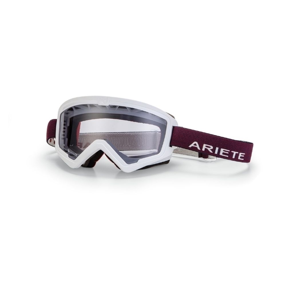 Очки ARIETE MUDMAX RACER WHITE / RED STRAP