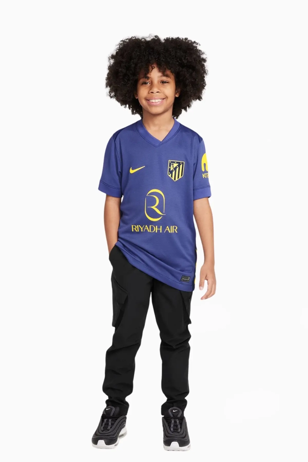 Футболка Nike Atletico Madrid 25/26 Away Stadium Junior - темно-синий