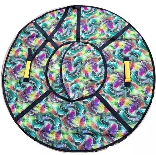 Тюбинг 80 см камера, верх-оксфорд, низ-пвх, принт Сияние