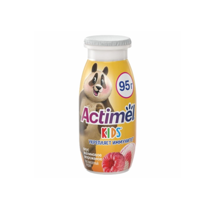 Йогурт Actimel Kids малиновое мороженое 95 гр