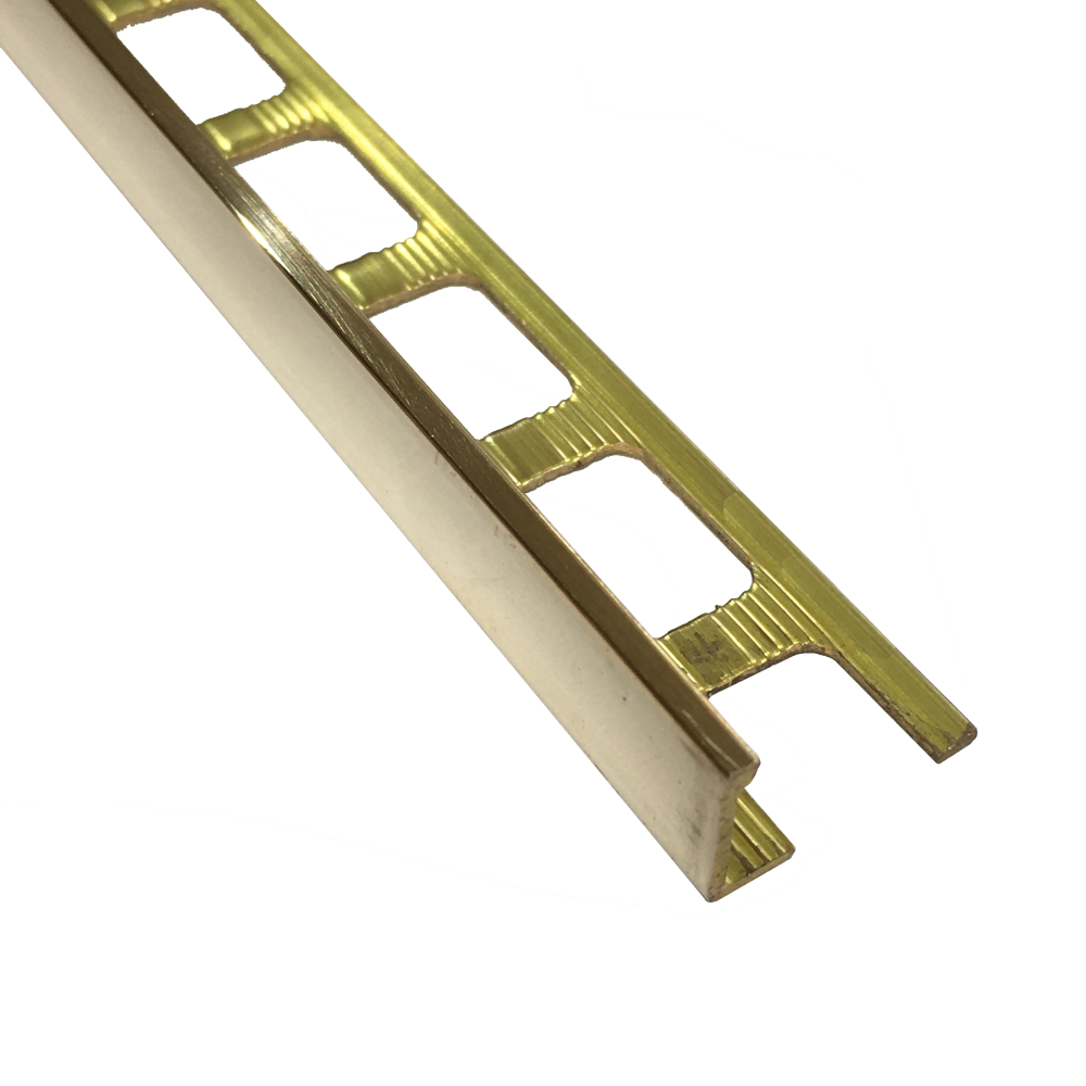 Г - Образный профиль латунь полированная для плитки 10х2500мм