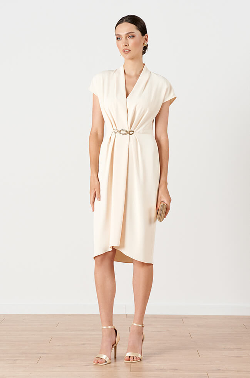 51681 Платье женское (сливочный)