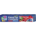 Пакеты-слайдеры для заморозки и хранения продуктов 3л 10шт «Smart»