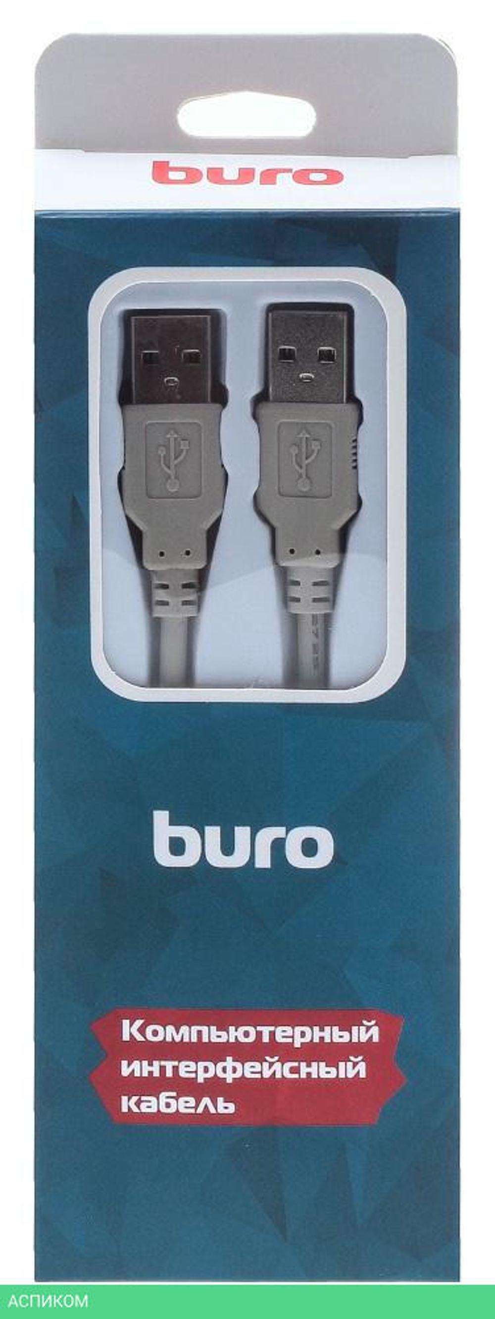 Кабель Buro BHP RET USB_AM30 USB A(m) USB A(m) 3м черный блистер