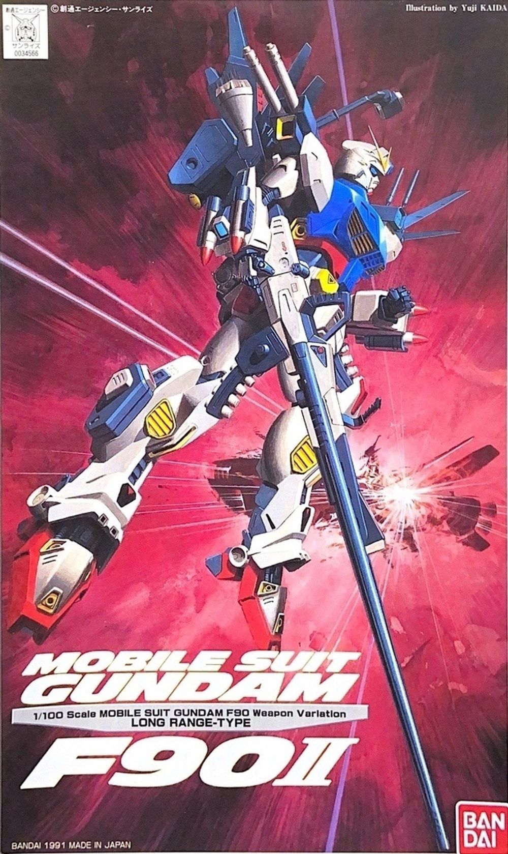 Сборная Фигурка Mobile Suit Gundam F90II Weapon Variation Long Range Type Series 4